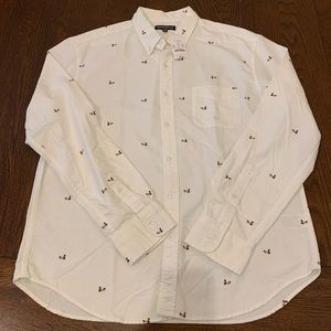 J. Crew Mercantile Duck Print Button Shirt